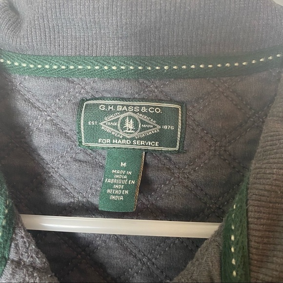 G.H. & Co. Vintage Men's 1/4 Zip Outdoor Hiking Trail Pullover Size:M - Picture 4 of 7